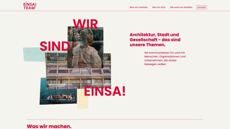 Preview of EINSATEAM website