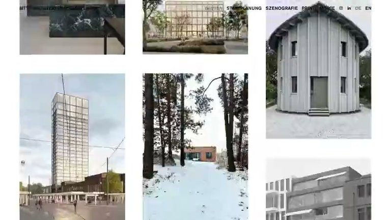 Preview of MTTR Architekten website