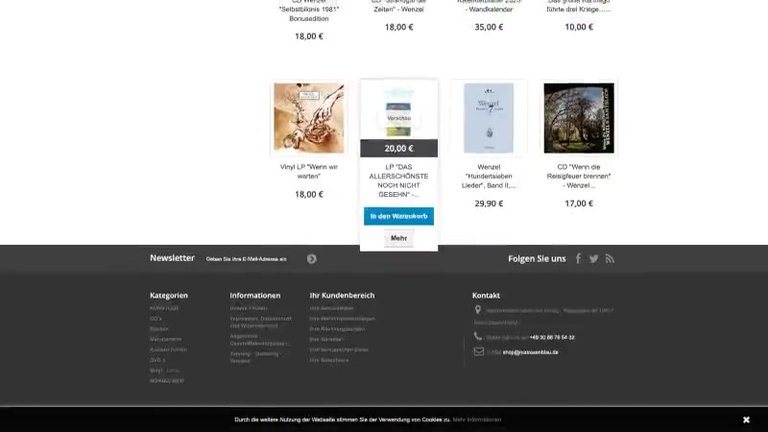 Preview of Matrosenblau website